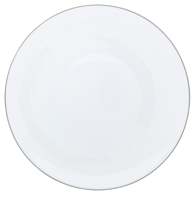 Assiette à  diner gris perle - Raynaud